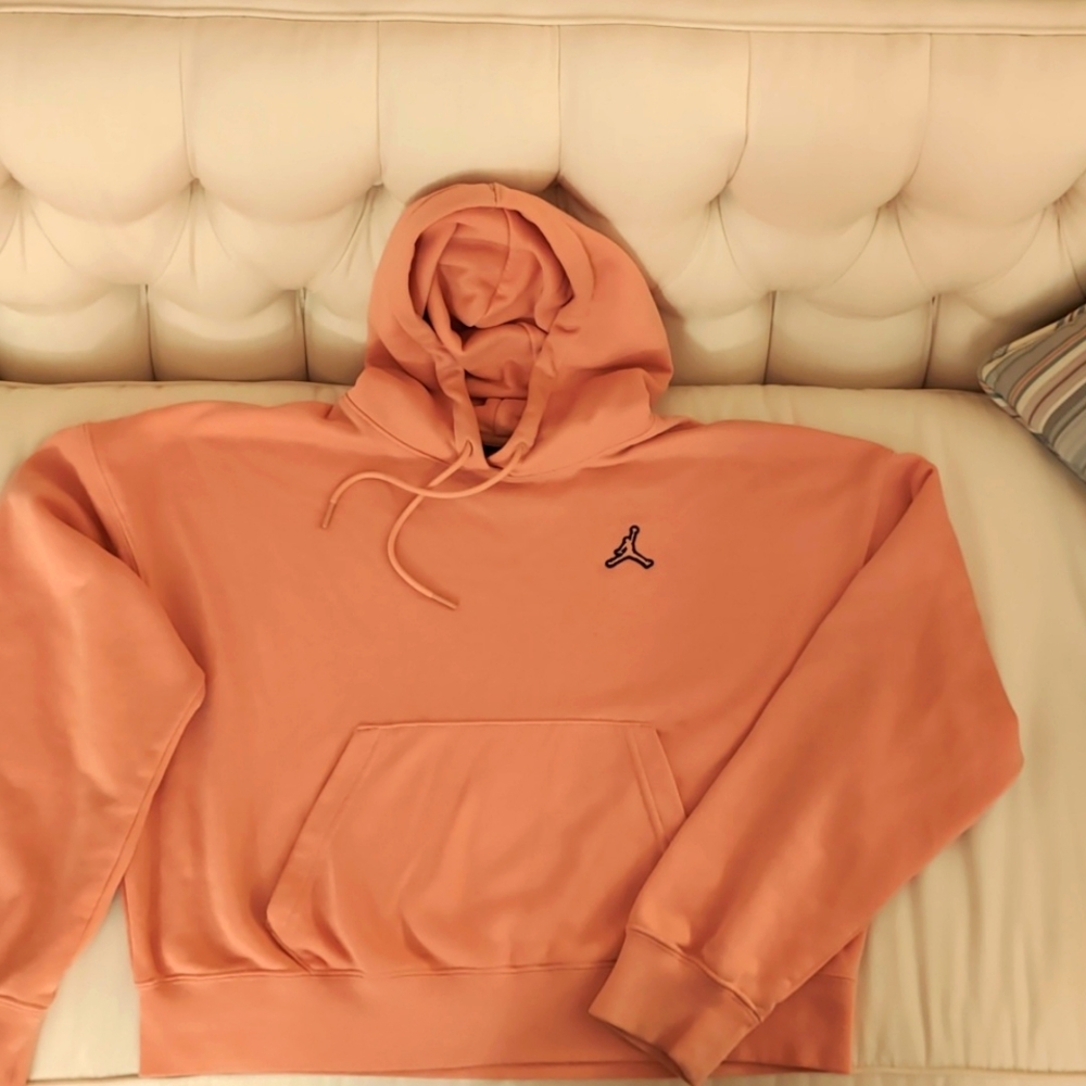 Air Jordan Women's loose fit pink hoodie size small